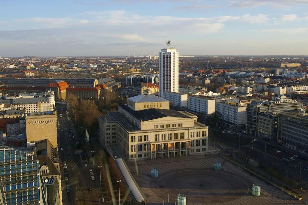 Petersweitblick-Bayerischer Bahnhof Leipzig Exterior foto