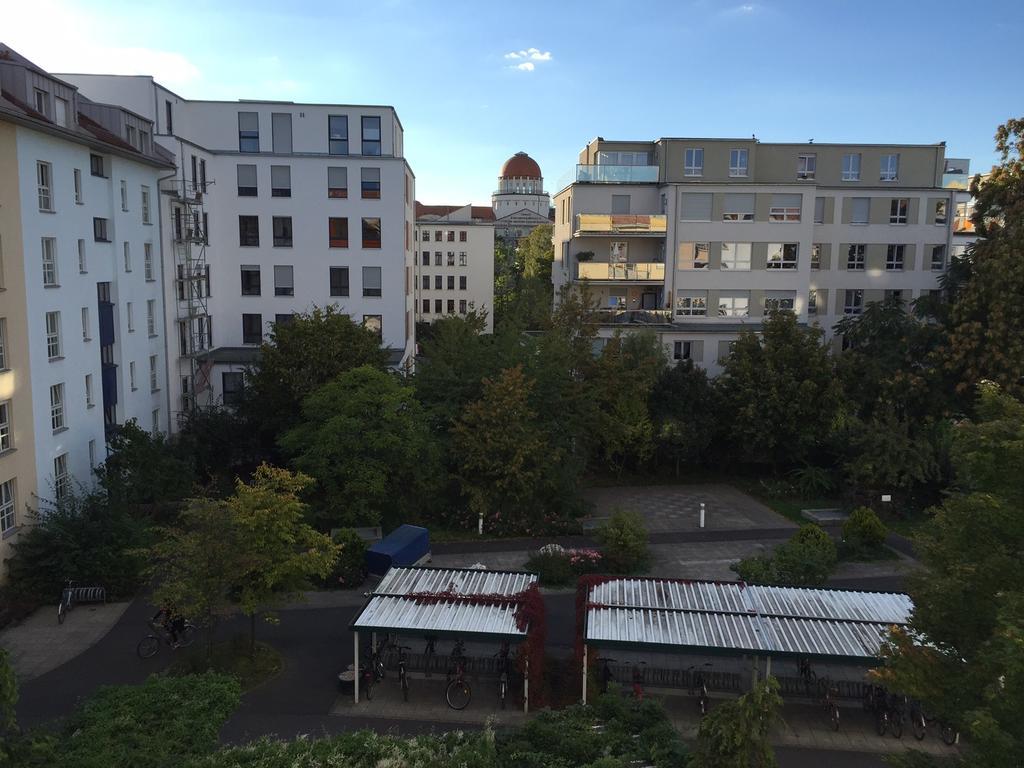 Petersweitblick-Bayerischer Bahnhof Leipzig Exterior foto
